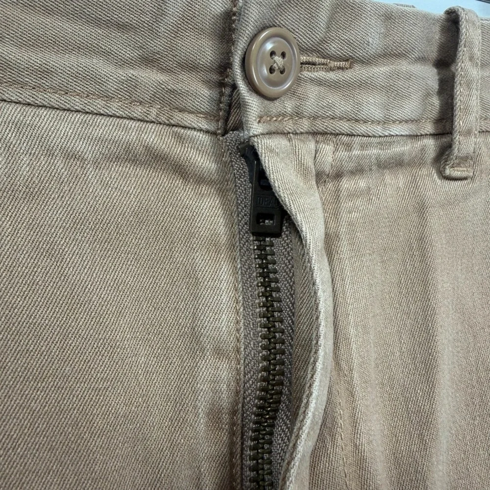 J.Crew Stretch Chino Pants Mens 36 Brown Cotton Tapered Casual Workwear Khakis